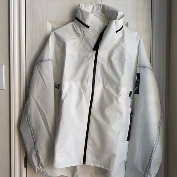 Adidas MYSHELTER Parley RAIN.RDY Jacket in White